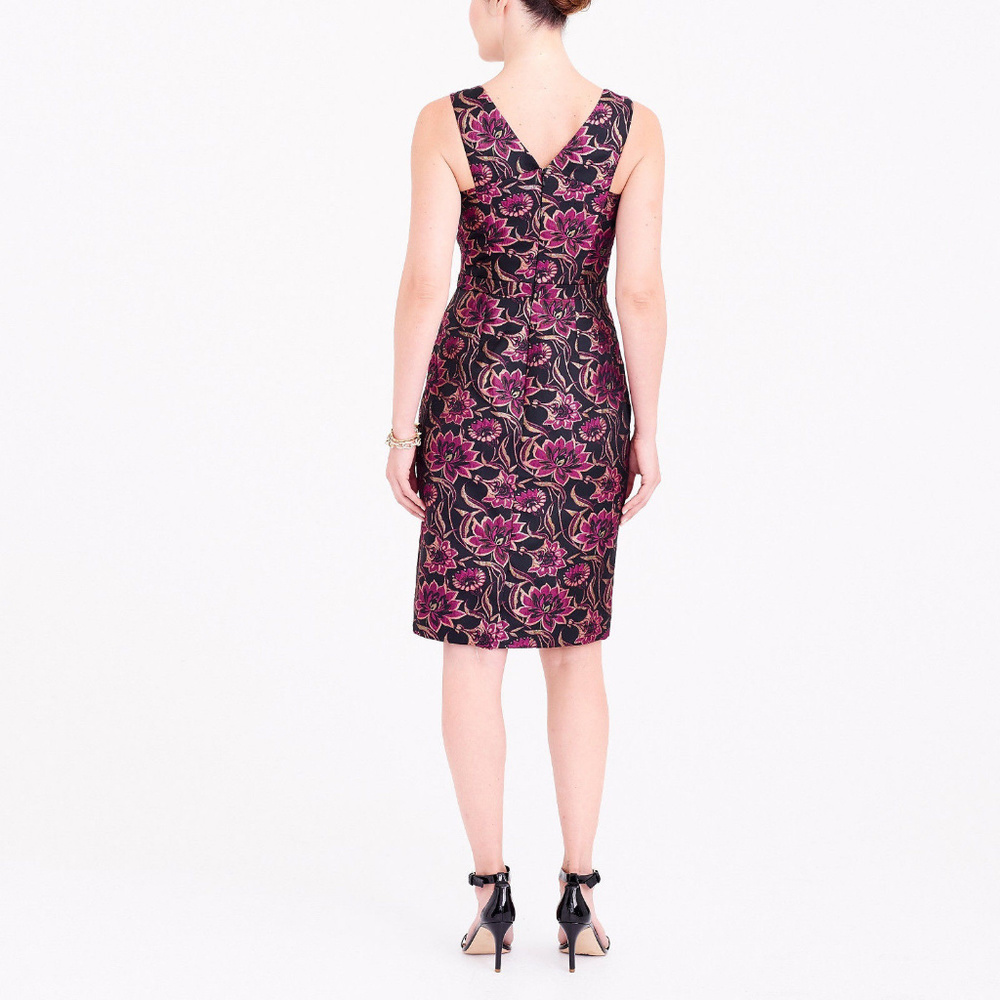 J CREW Jacquard V-Neck Dress 4, 6 & 8 NWT Party - Picture 2 of 8